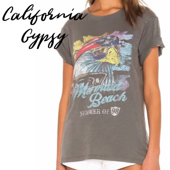 RESTOCKING🎉Mermaid Beach Gypsy boho T-shirt - Picture 10 of 13
